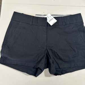 New Black J Crew City Fit shorts size 00